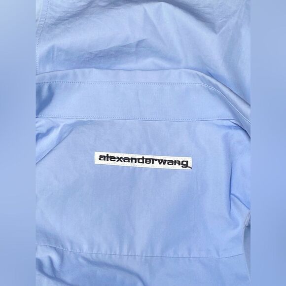 Alexander Wang  Oversized Belted Cotton Shirt size M - Picture 14 of 16